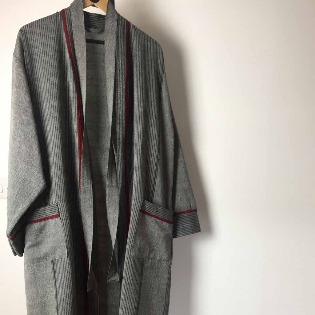 Luks Linen - Mete Lounge Gown, Charcoal - Buy Me Once UK