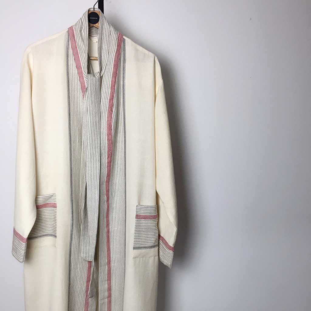 Luks Linen - Mete Lounge Gown, Cream - Buy Me Once UK