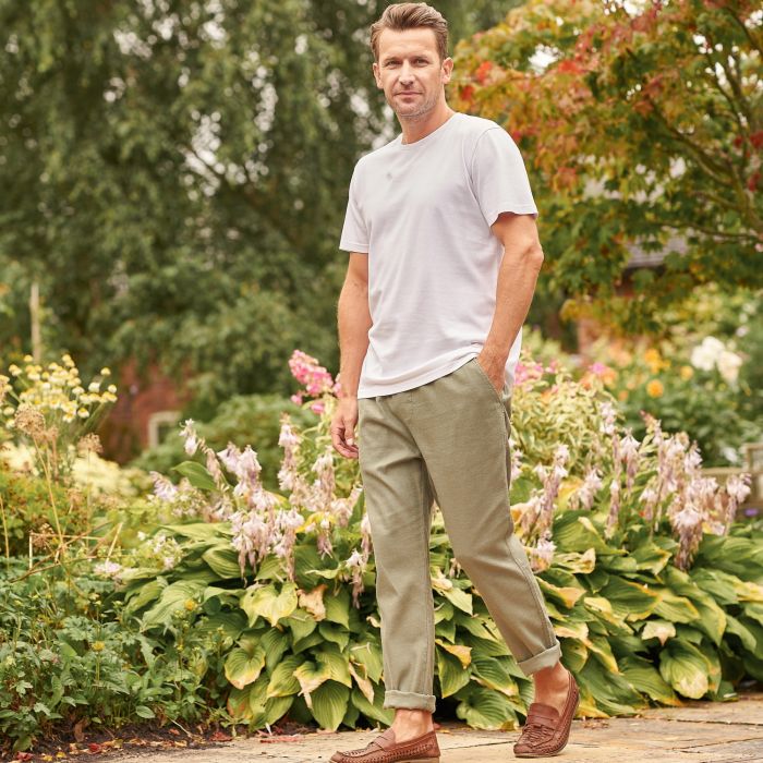 Organic Cotton & Hemp Lounge Chinos