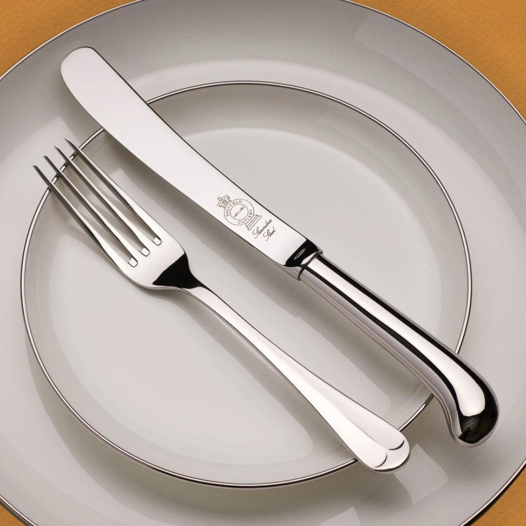 Legacy Silverware - Pistol Rattail Stainless Steel Cutlery Set - Buy Me Once UK