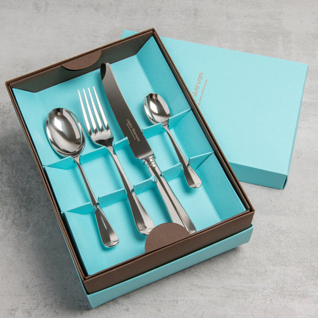 Legacy Silverware - Rattail Stainless Steel Cutlery Set - Buy Me Once UK