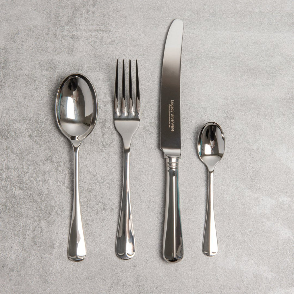 Legacy Silverware - Rattail Stainless Steel Cutlery Set - Buy Me Once UK