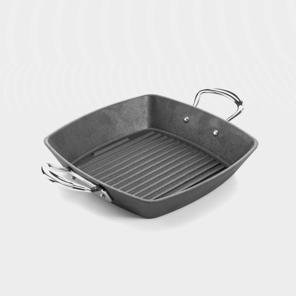 Samuel Groves - Recycled Cast Iron Double Handle Griddle Pan, 26cm - Buy Me Once UK