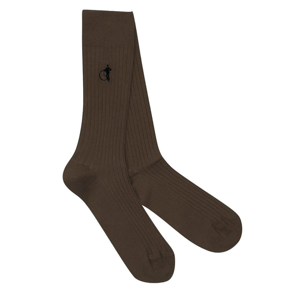 London Sock Co - Reinforced Lisle Cotton Classic Ribbed Socks - Buy Me Once UK