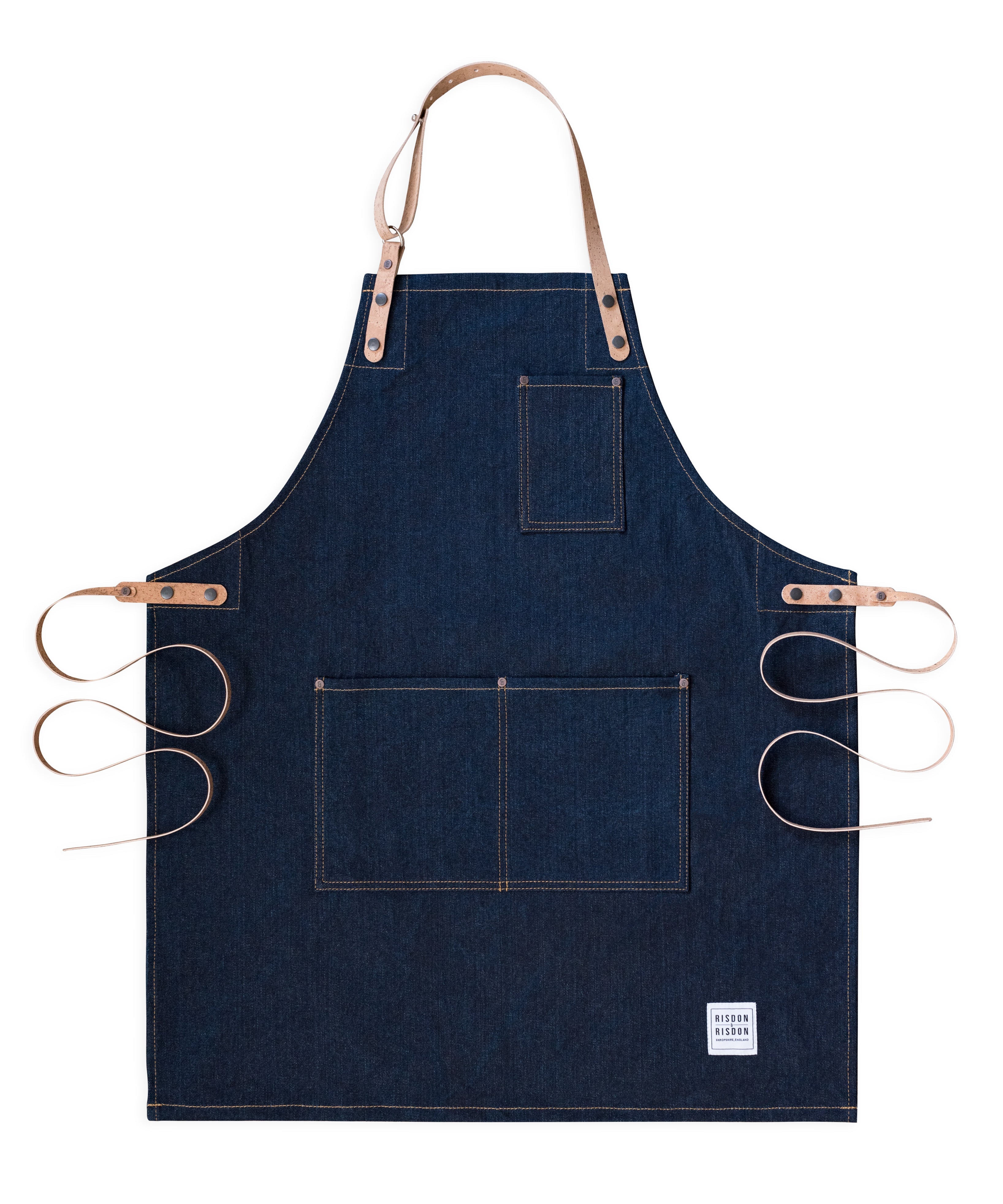 VINTAGE DENIM APRON ② Denim & Leather Street Apron – Buy Me Once UK
