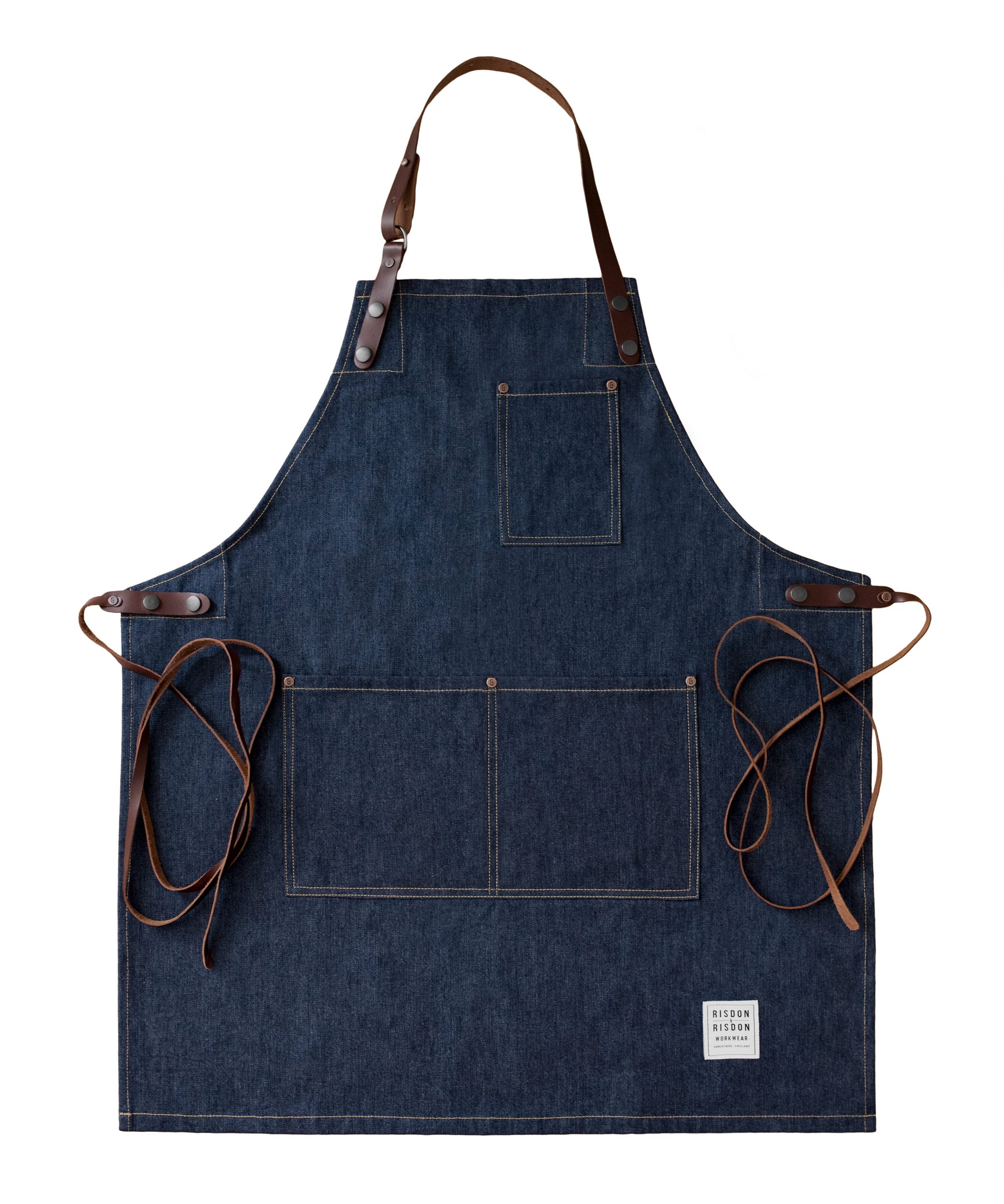 Denim & Leather Street Apron