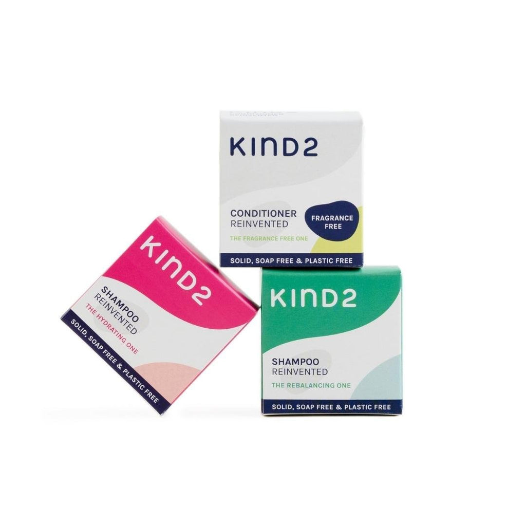 KIND2 - Shampoo & Conditioner Bar Discovery Bundle - Buy Me Once UK