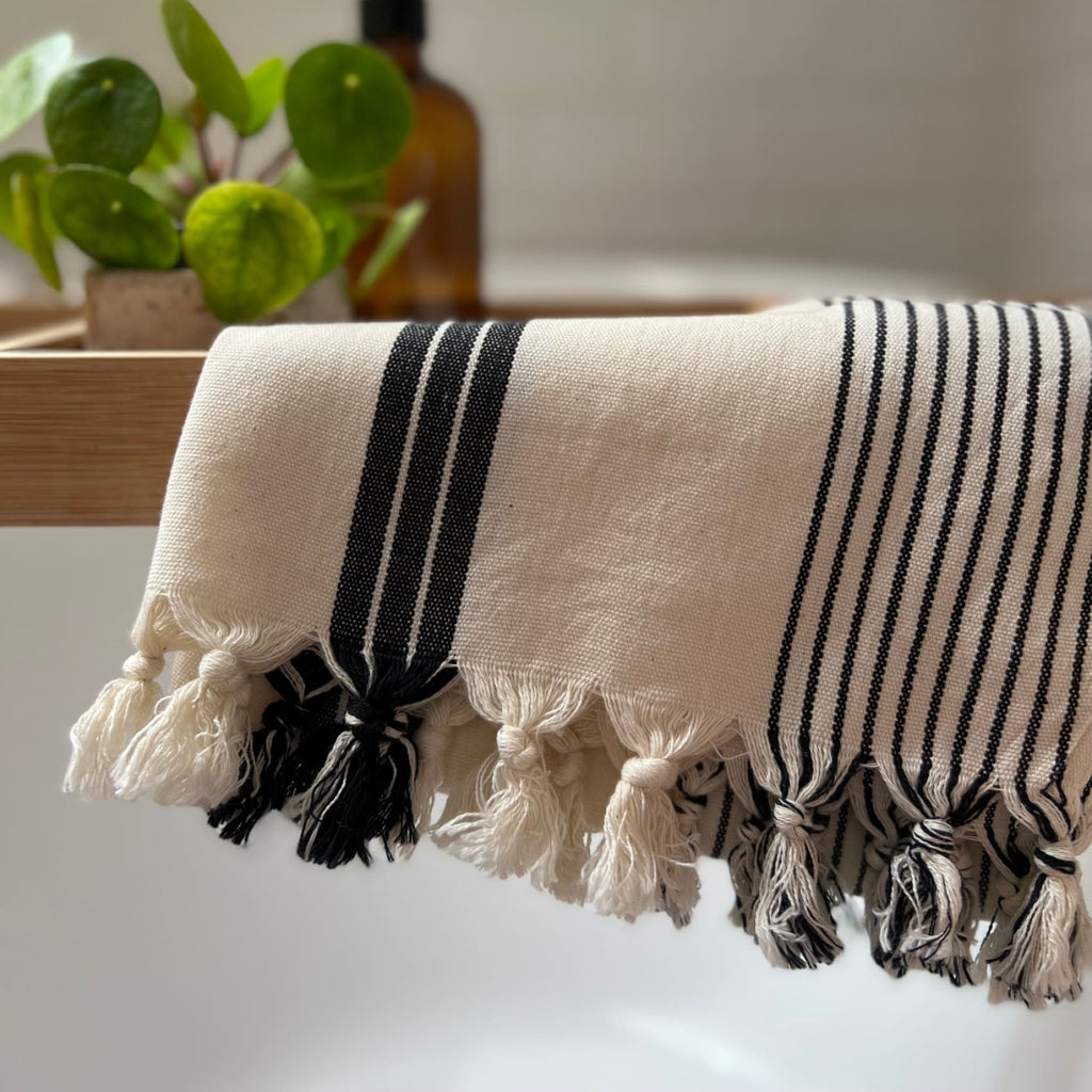 Luks Linen - Silas Cotton Hand Towel, Set of 2 - Buy Me Once UK