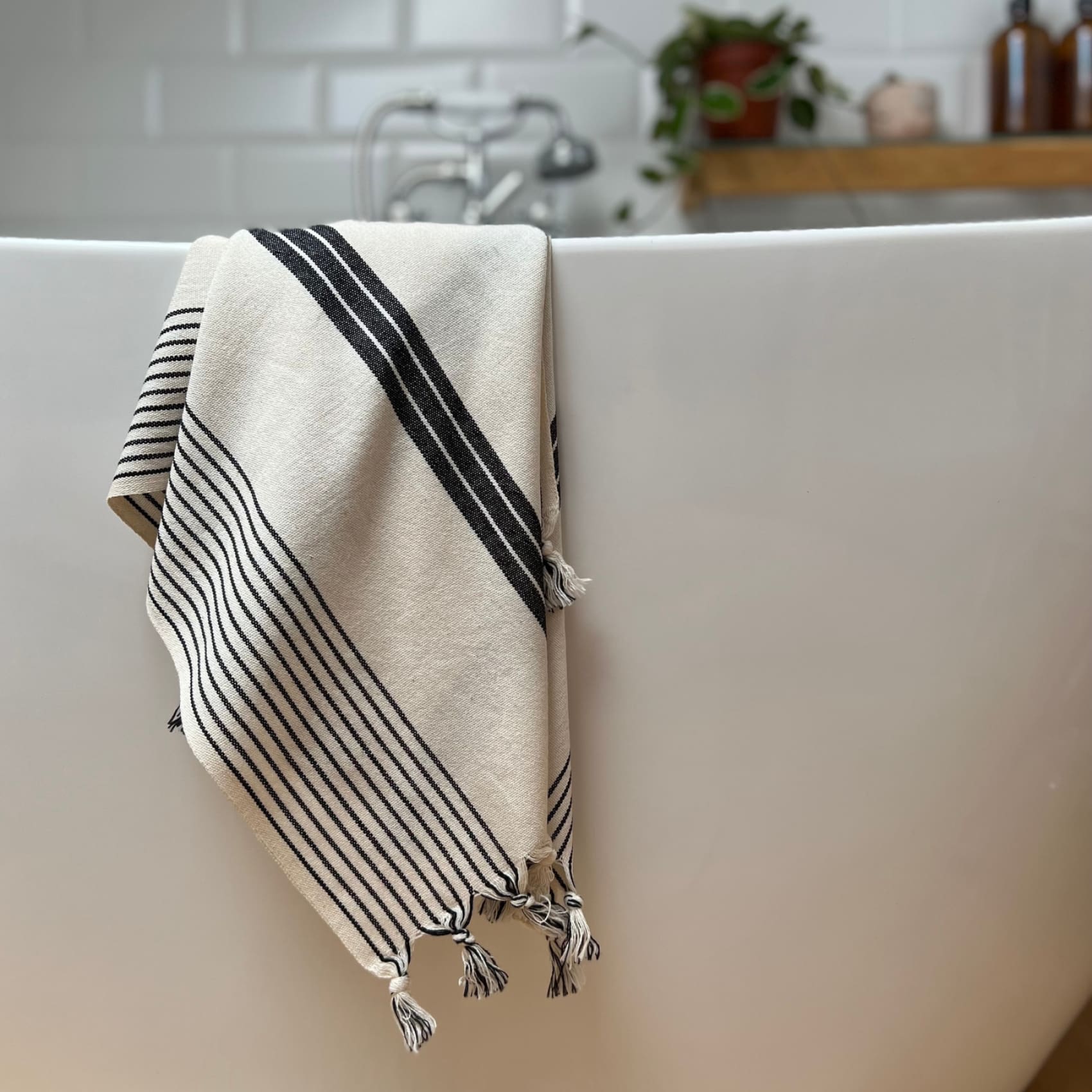 posh linen bath towel