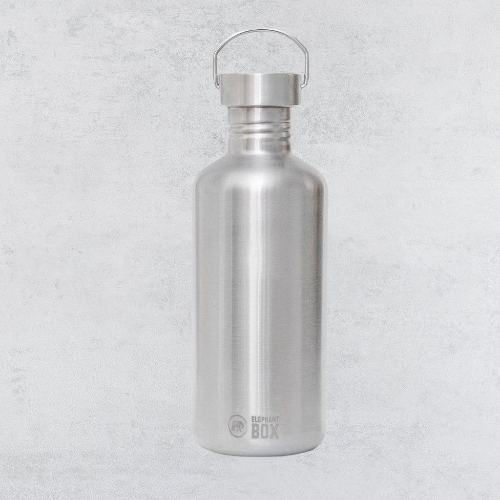 Elephant Box - Single Wall Metal Water Bottle, 1.2 litre - Buy Me Once UK