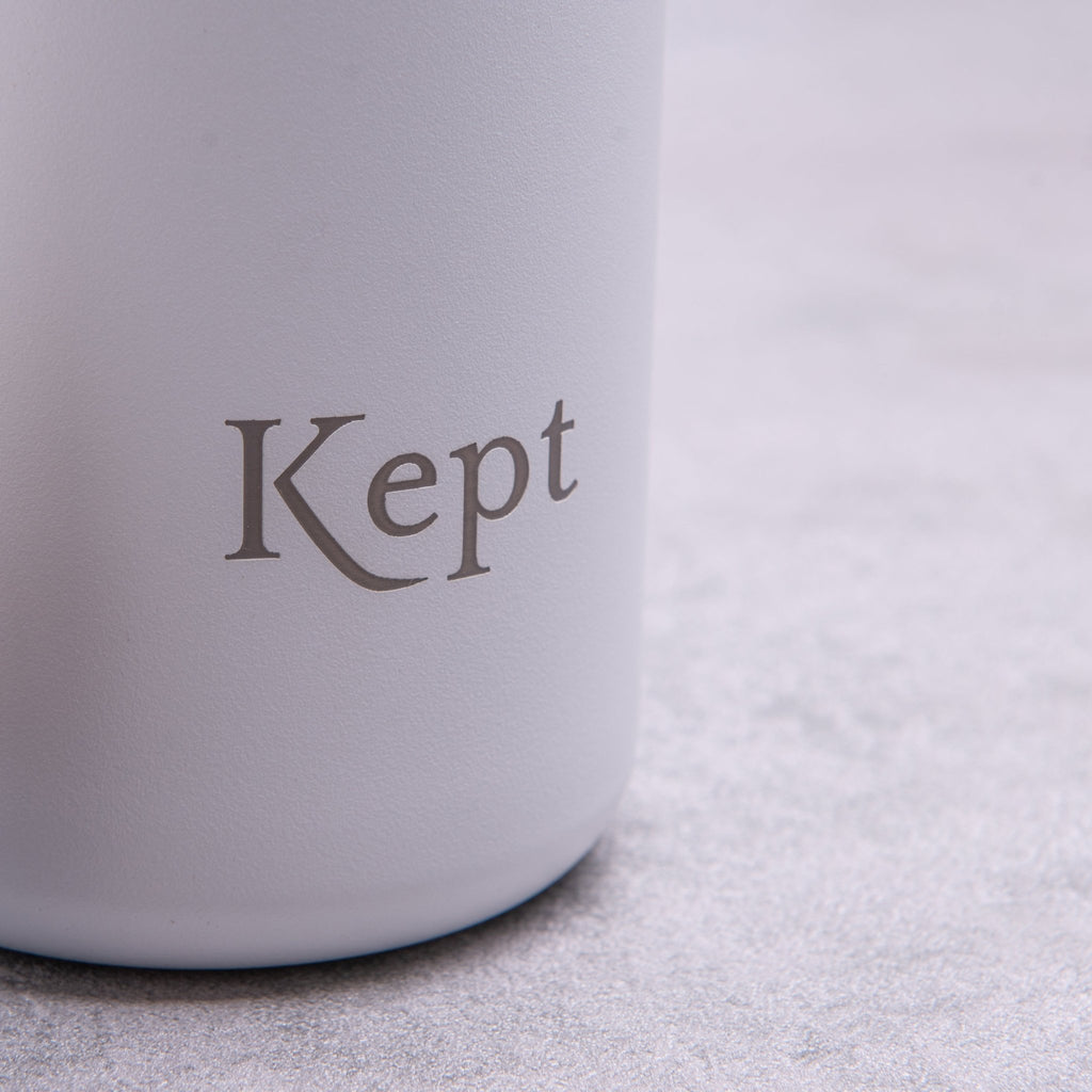 Kept - Stainless Steel Reusable Water Bottle, Chalk - Buy Me Once UK