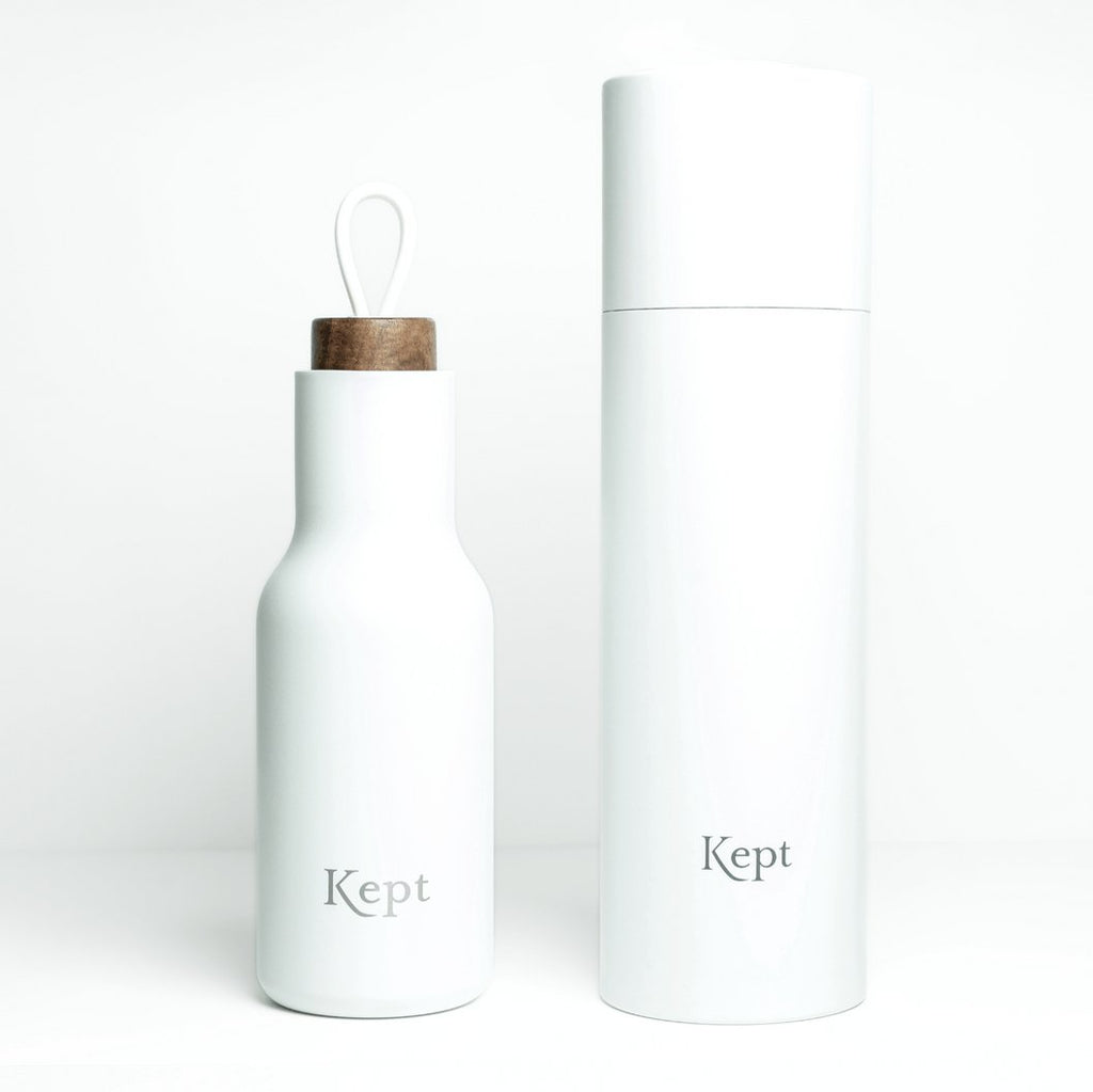 Kept - Stainless Steel Reusable Water Bottle, Chalk - Buy Me Once UK