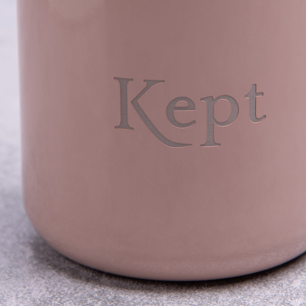 Kept - Stainless Steel Reusable Water Bottle, Sandstone - Buy Me Once UK