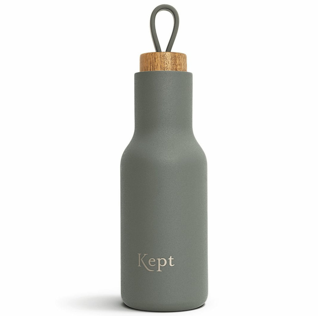 Kept - Stainless Steel Reusable Water Bottle, Slate - Buy Me Once UK