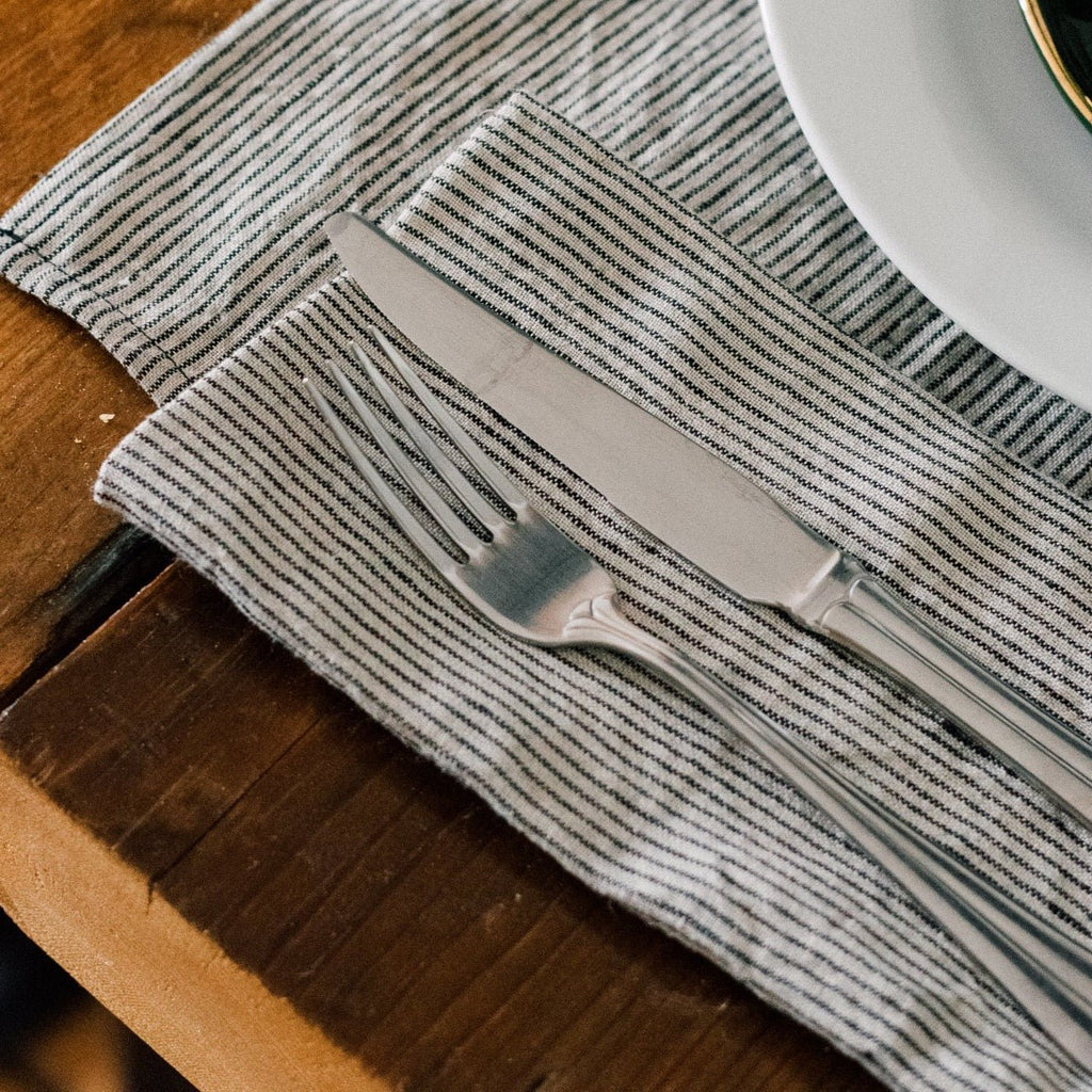 Helen Round - Striped Linen Napkin, Set of 2 - Buy Me Once UK