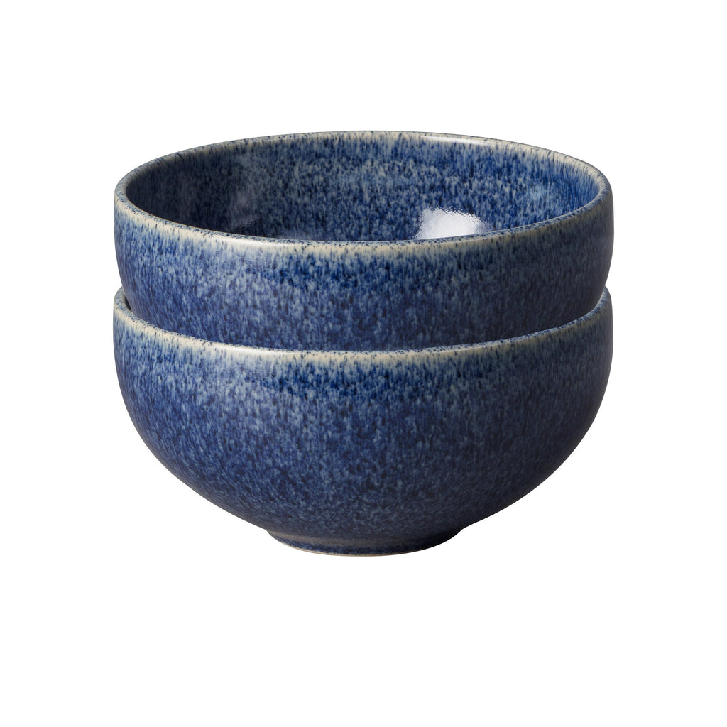 Denby - Studio Blue Cobalt Ramen/Large Noodle Bowl Set of 2 - Buy Me Once UK