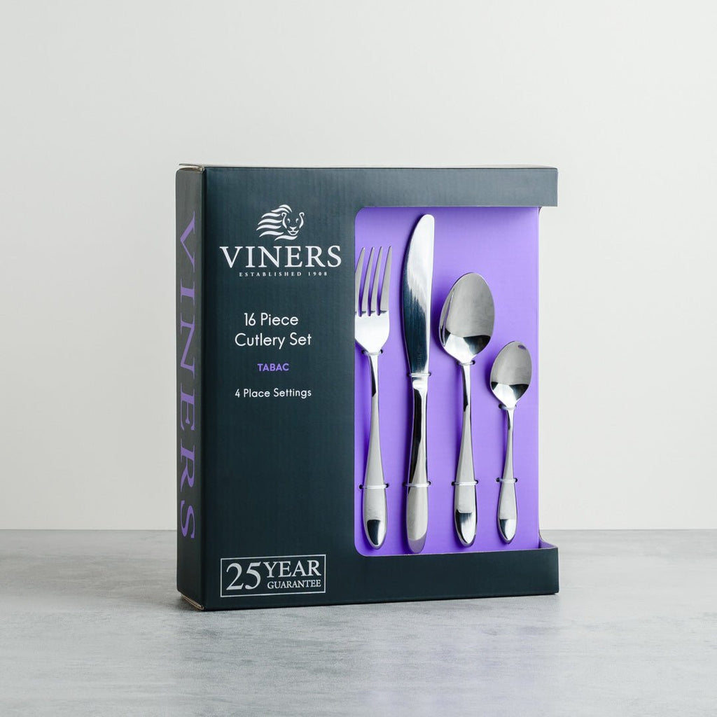 Viners - Tabac 16 Piece Cutlery Set - Buy Me Once UK