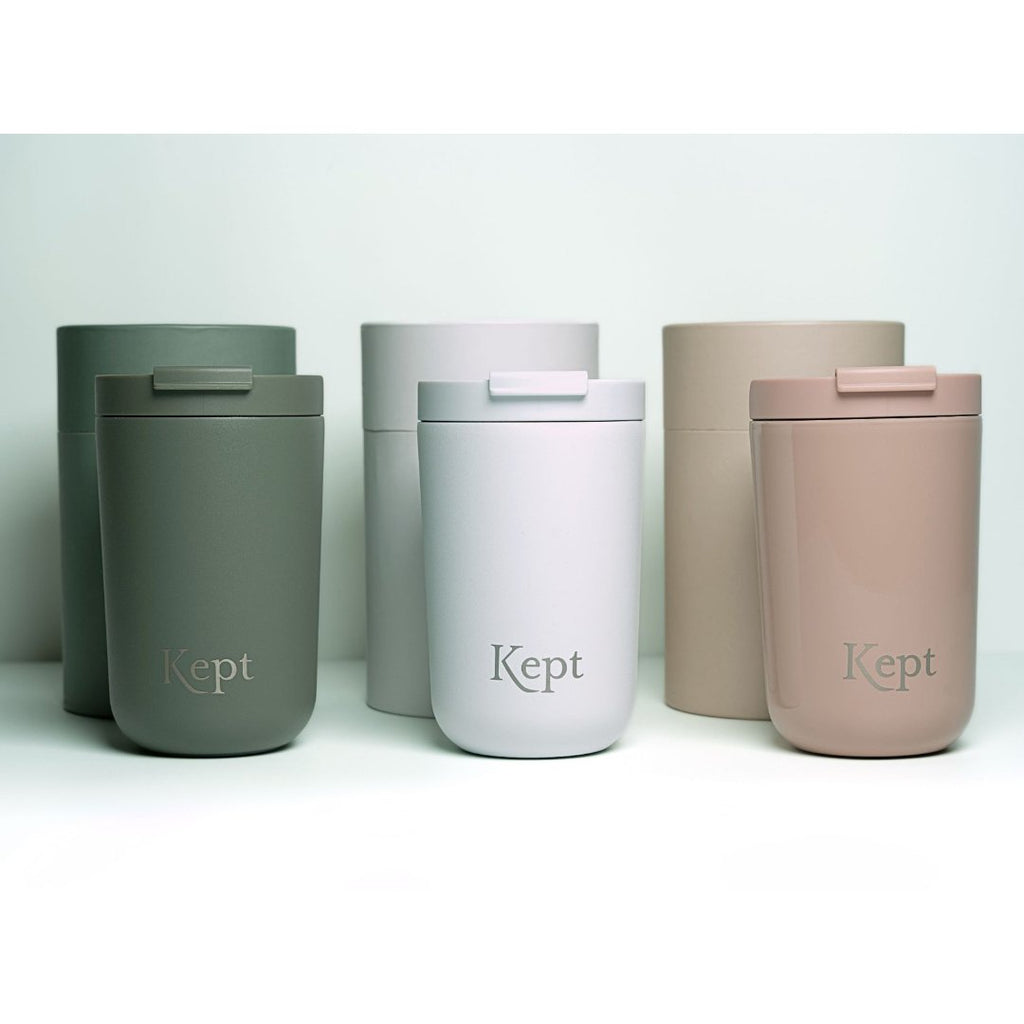 Kept - Travel Mug, Flask & Bottle Set, Sandstone - Buy Me Once UK
