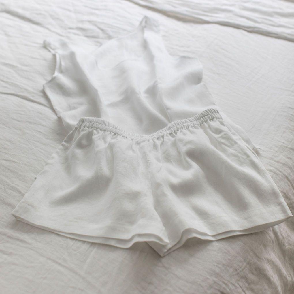 Piglet in Bed - White Cami Pyjama Set - Buy Me Once UK