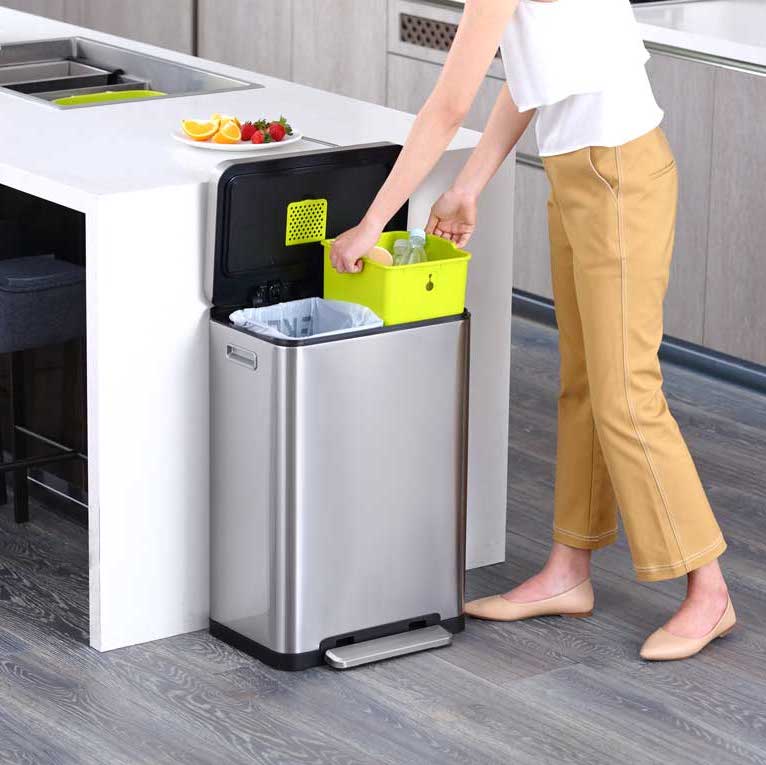X Cube Recycling Bin 20+20L