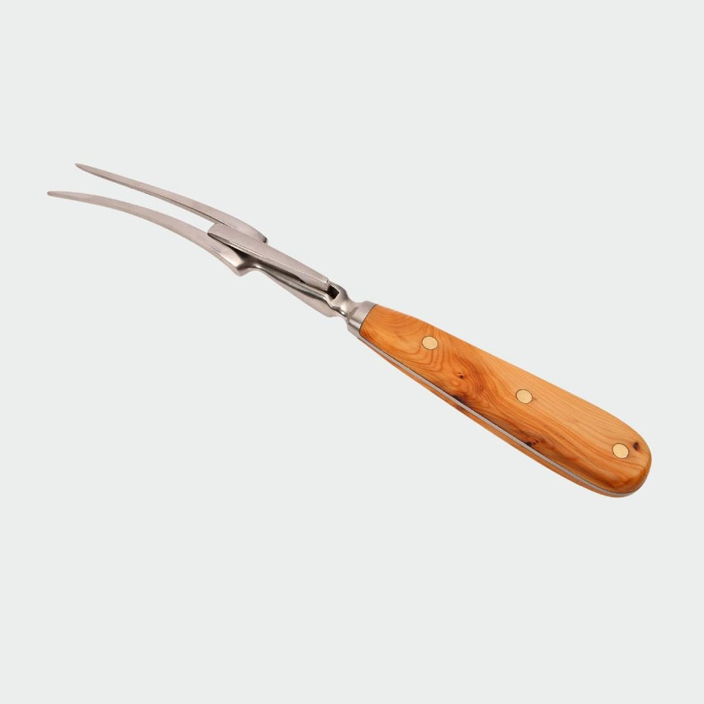 Forest & Forge - Yew Carving Fork with Guard - Buy Me Once UK