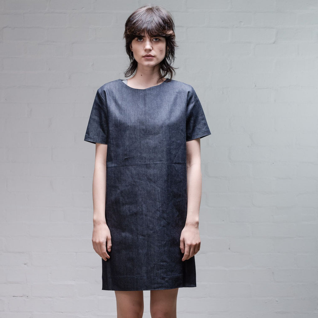 Organic Denim Dress, Indigo - BuyMeOnce Direct - BuyMeOnce UK