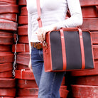 Reclaimed Fire Hose Compact Briefcase - BuyMeOnce Direct - BuyMeOnce UK