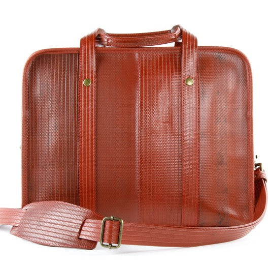 Reclaimed Fire Hose Compact Briefcase - BuyMeOnce Direct - BuyMeOnce UK