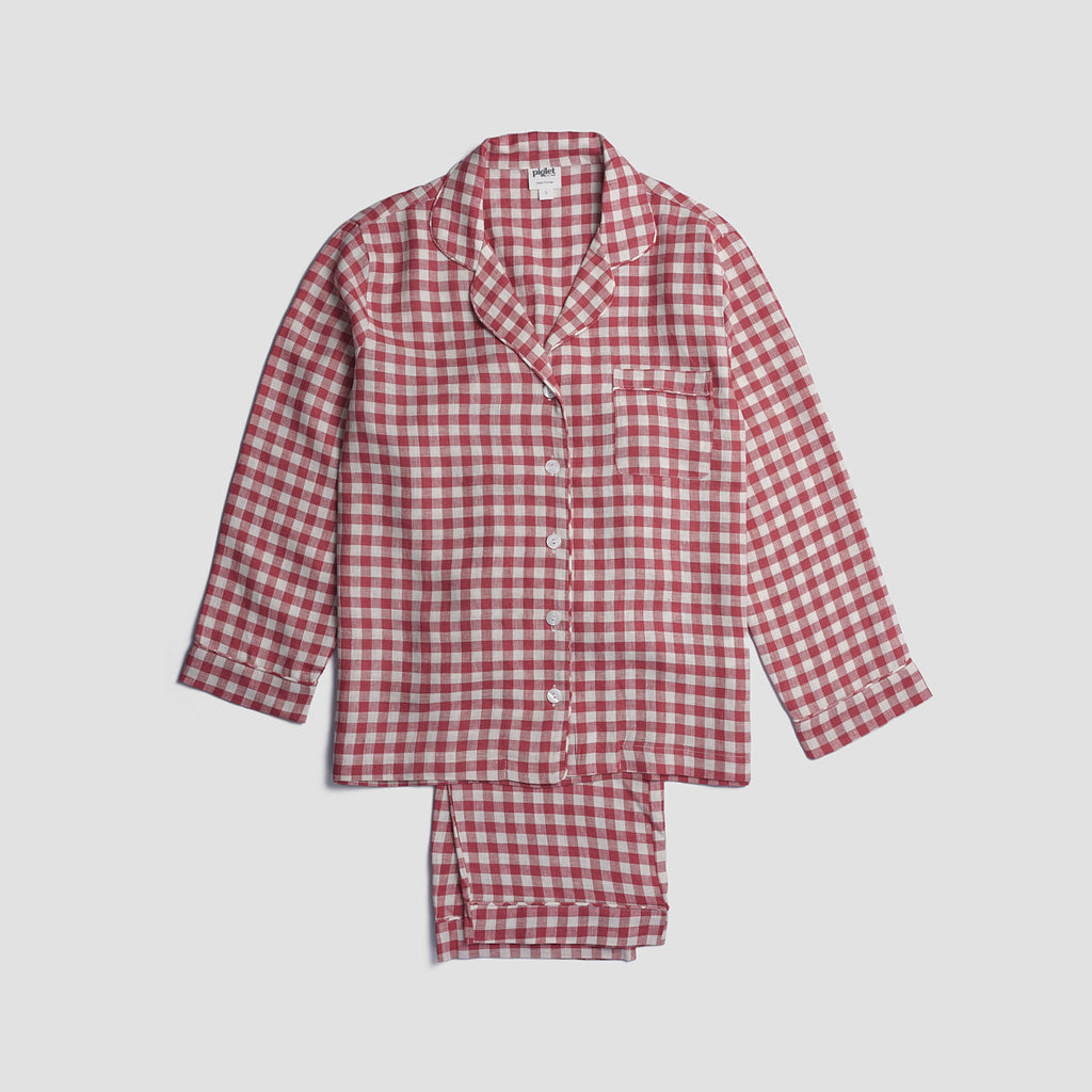 Mineral Red Gingham Pyjama Trouser Set